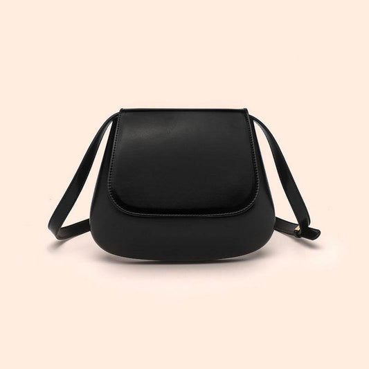 Crossbody Bag Vegan Leather Women Retro Small Saddle Satchel Shoulder Bag With Long Adjustable Strap - Mubimart