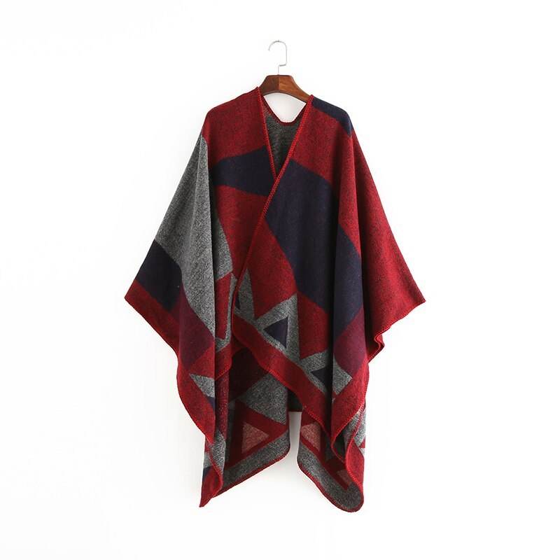 Geometric print shawl - Mubimart