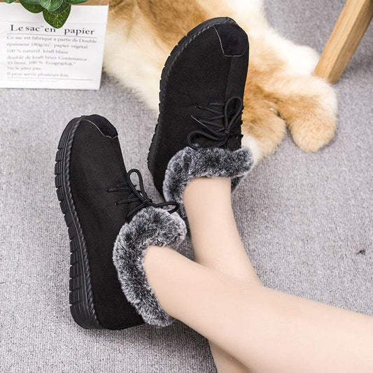 Velvet snow shoes - Mubimart