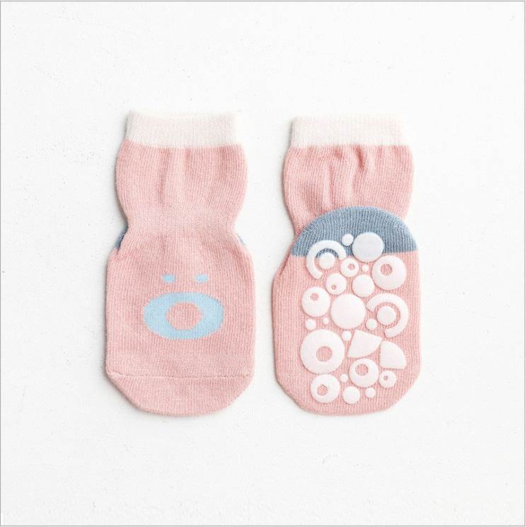 Floor Socks, Glue, Non-slip, Toddler Socks, Combed Cotton, Baby Socks - Mubimart
