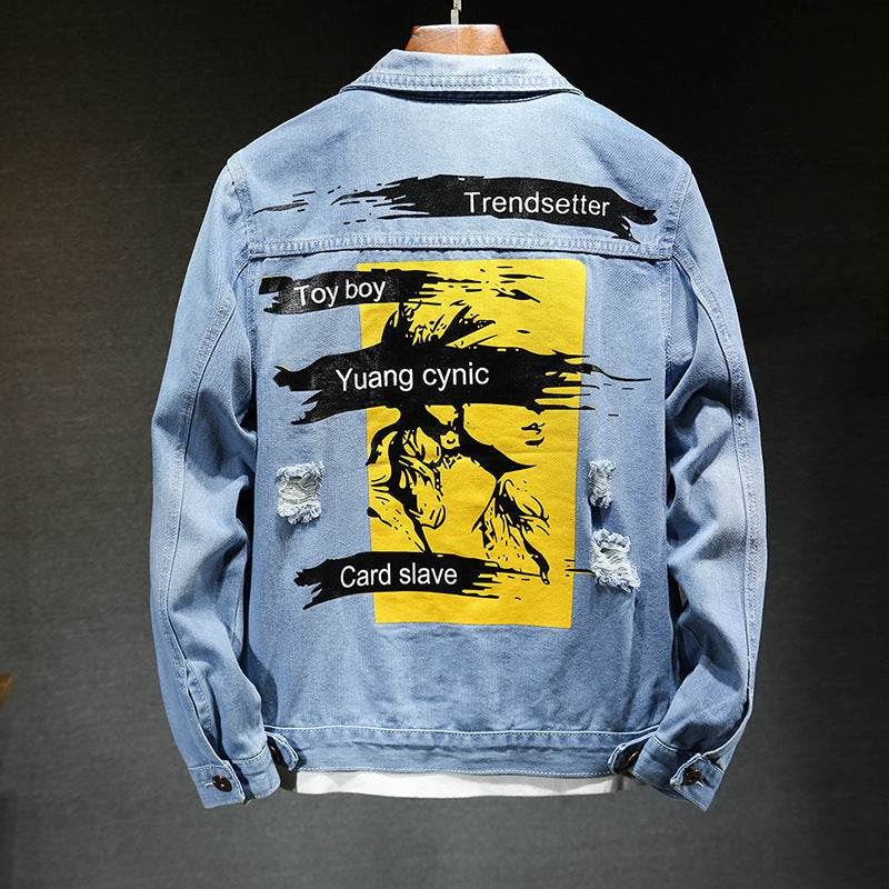 Men's denim jacket - Mubimart