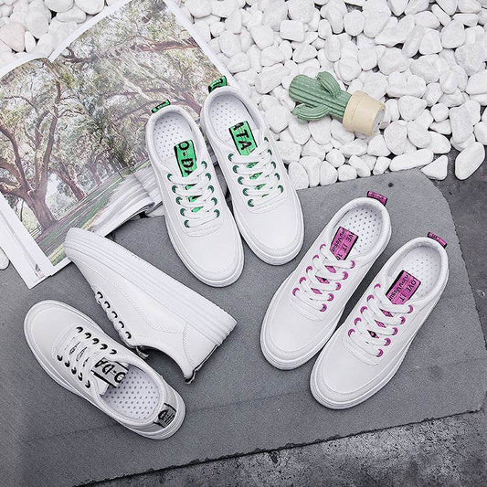 Breathable women Sneaker student casual canvas shoes - Mubimart