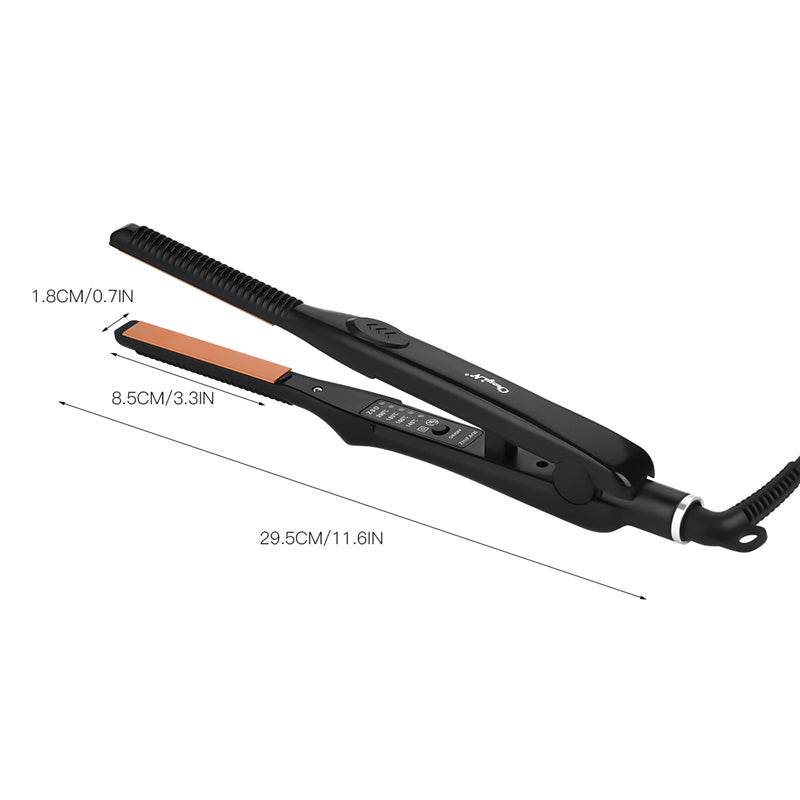 Professional flat iron ceramic hair straightener - Mubimart