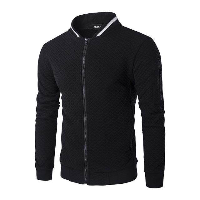 Zipper Design Mens Jacket - Mubimart