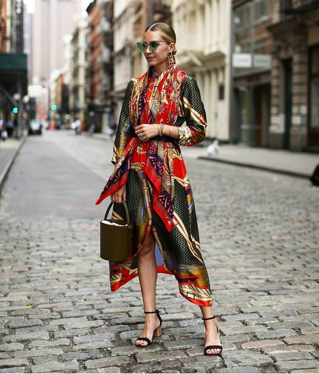 Silky satin shirt dress - Mubimart