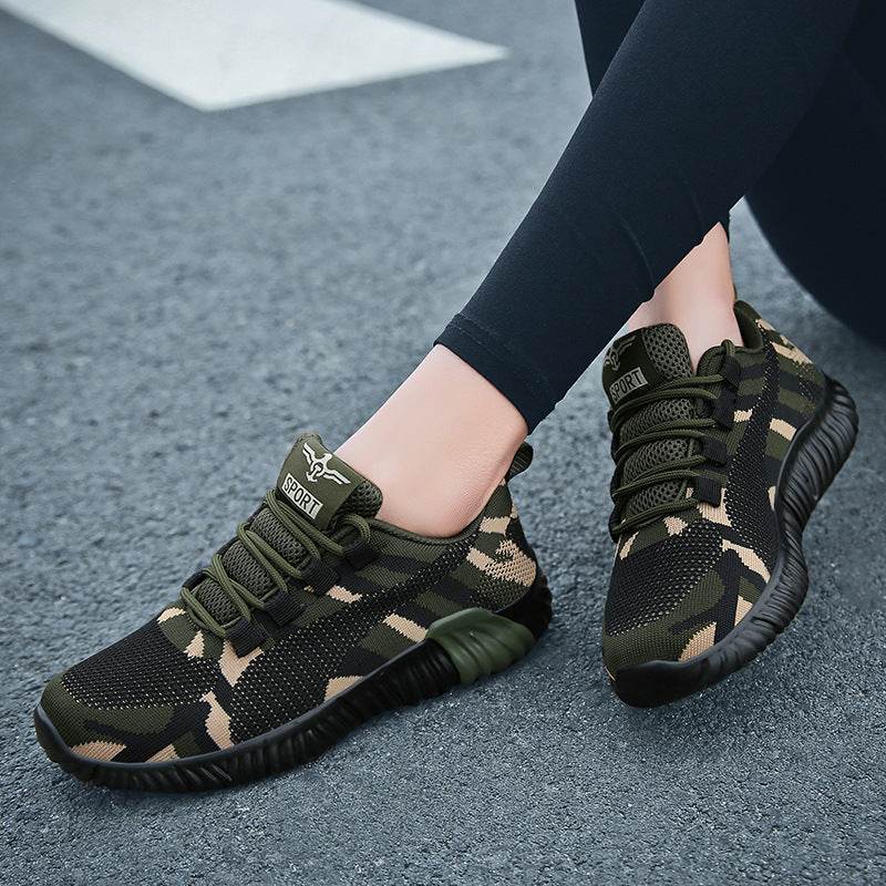 Student Training Military Training Shoes Camouflage Shoes Sports Men And Women - Mubimart