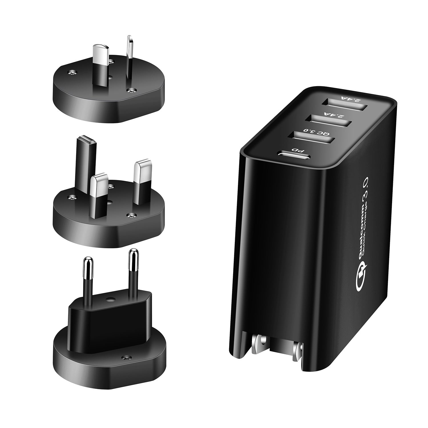 48wpd charger PD four port type-C mobile phone charger - Mubimart -  