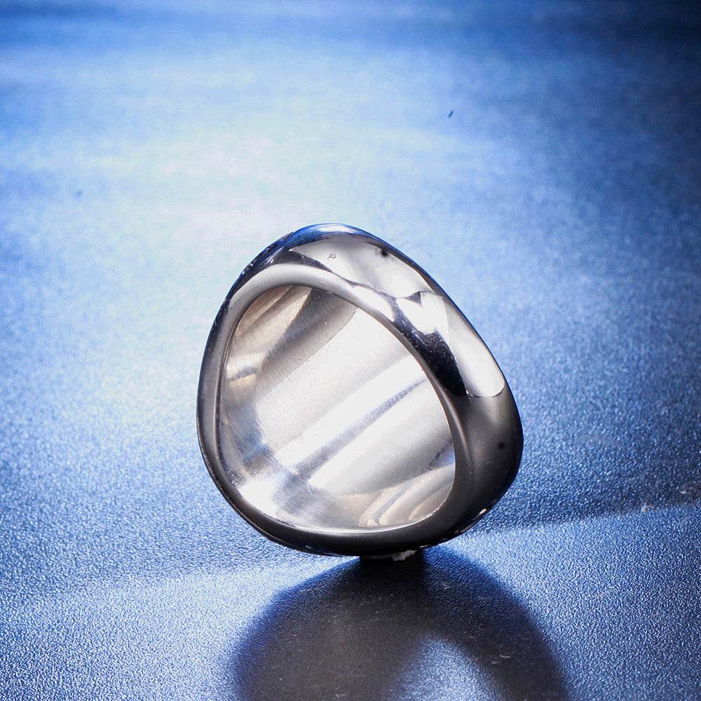 Warrior Vintage Men Hunter Wolf Ring - Mubimart