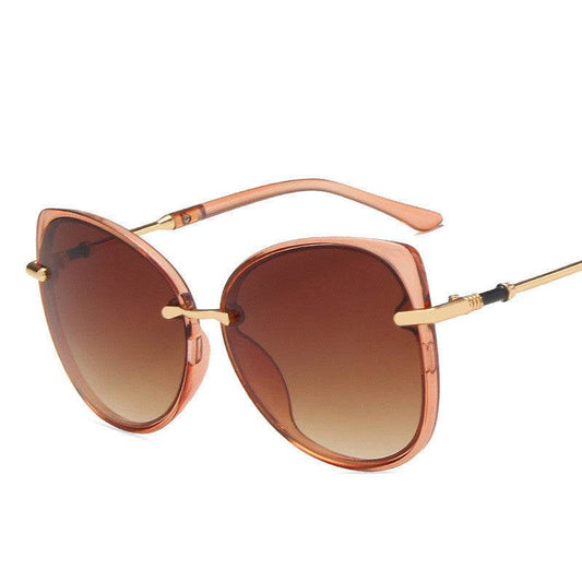 Cat Eye Retro Street Shooting Wild Sunglasses - Mubimart