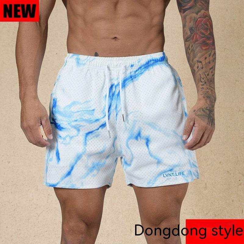 American Casual Shorts Exercise Workout Pants - Mubimart