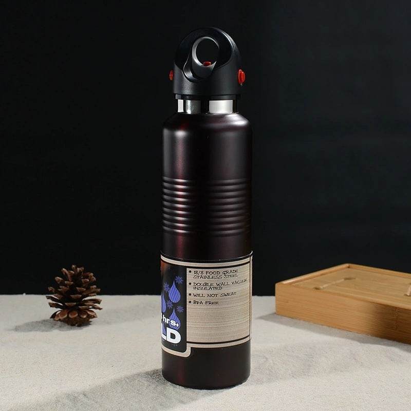 Stainless steel sports bottle without thread - Mubimart
