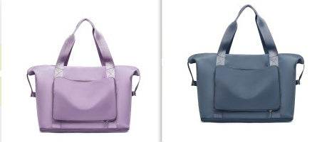 Foldable Large Capacity Women Gym Bags Shoulder Bag Women Training Travel Handle Handbag Yoga Sport Crossbody Tote Bag Women - Mubimart