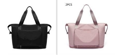 Foldable Large Capacity Women Gym Bags Shoulder Bag Women Training Travel Handle Handbag Yoga Sport Crossbody Tote Bag Women - Mubimart