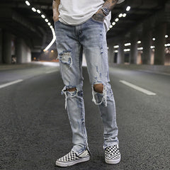 Jeans met rits