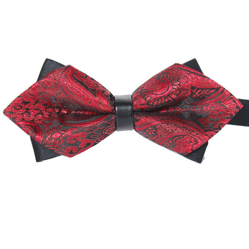 Knitted bow tie Polyester multicolor new bow tie