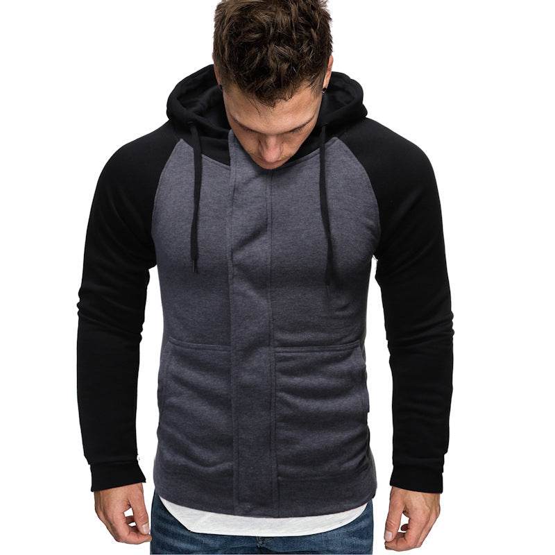 Men's Casual Slim Zipper Cardigan Hoodie - Mubimart
