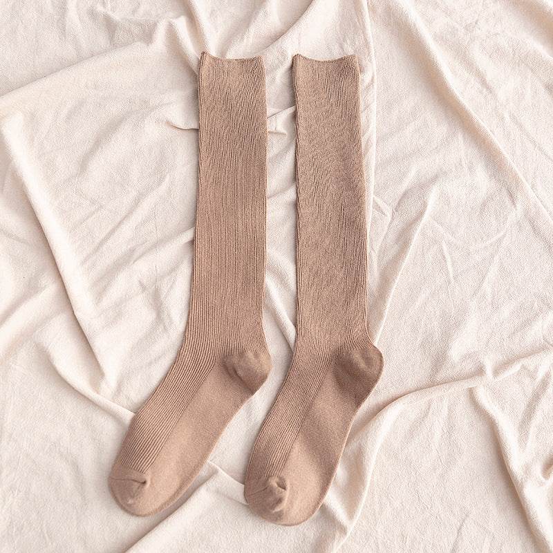 South Korea Japanese jk middle tube knee-length street half-high tube ins trendy socks - Mubimart