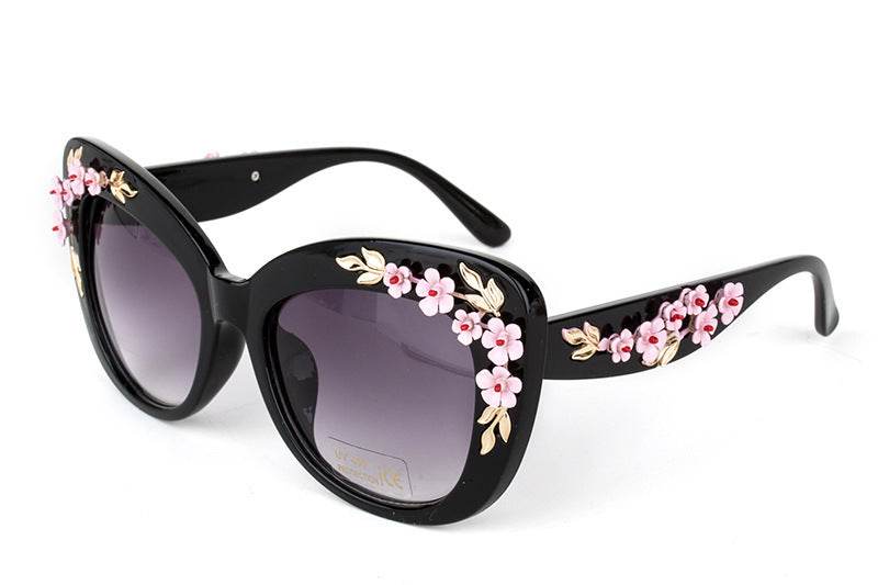 Women Sunglasses Flower - Mubimart