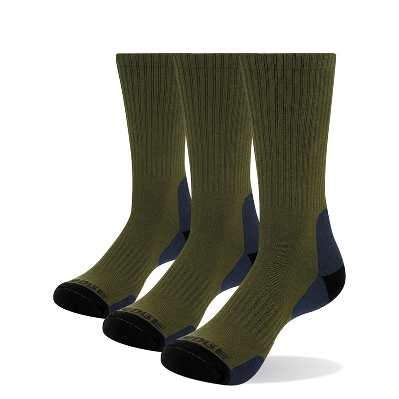 Medium tube casual socks basketball socks men - Mubimart -  