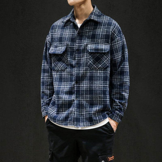 Jacket youth Plaid Shirt - Mubimart