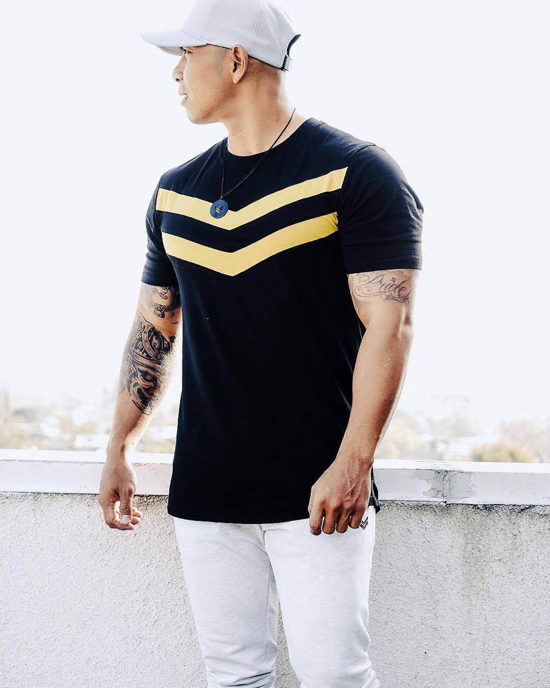 Sports leisure workout T-shirt - Mubimart