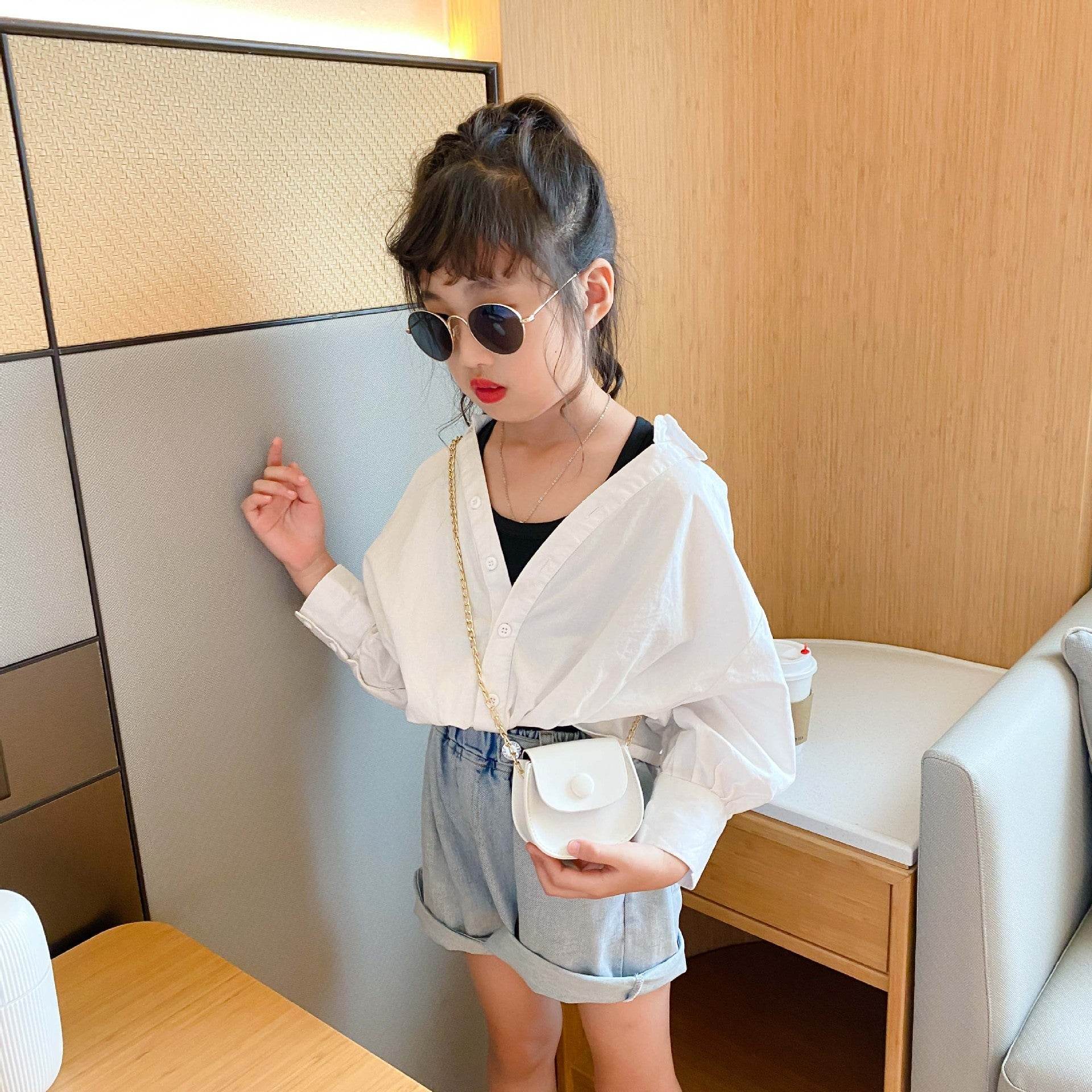 Accessories messenger bag women chain children's bag - Mubimart