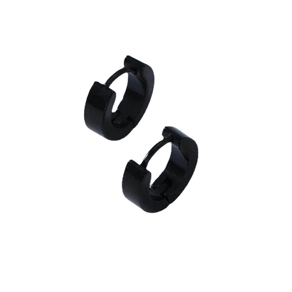 Geometric Circle Earrings For Men - Mubimart