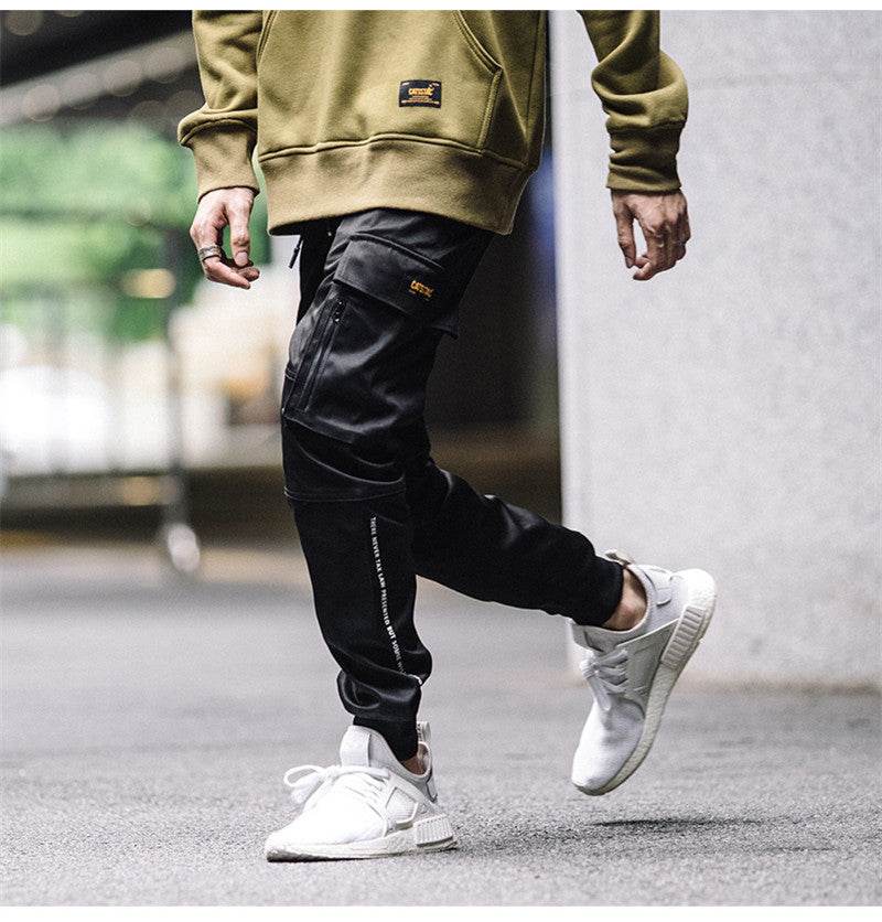 Multi-pocket cargo pants - Mubimart
