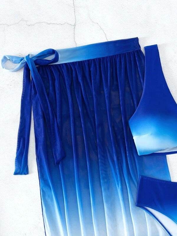 Two-piece Swimsuit Bikini Three-piece Casual - Mubimart