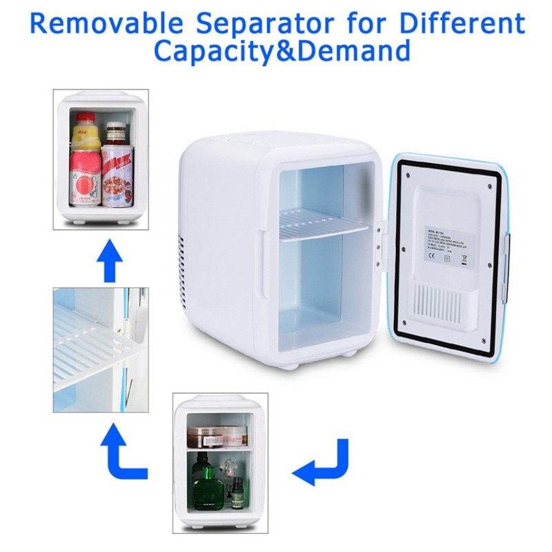 4L Car Refrigerator Mini Small Cooling And Warming Box Refrigeration Refrigeration Car - Mubimart