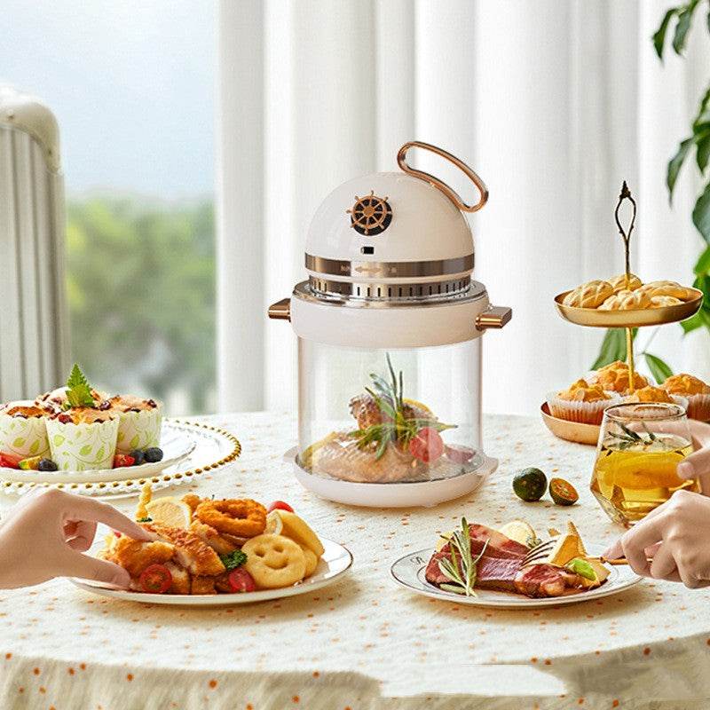 4L Transparent Visible Air Fryer - Mubimart