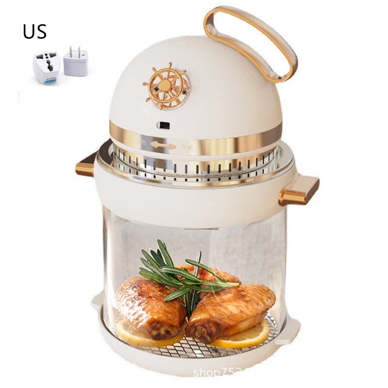 4L Transparent Visible Air Fryer - Mubimart -  