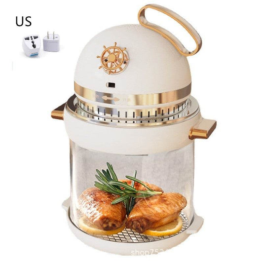 4L Transparent Visible Air Fryer - Mubimart