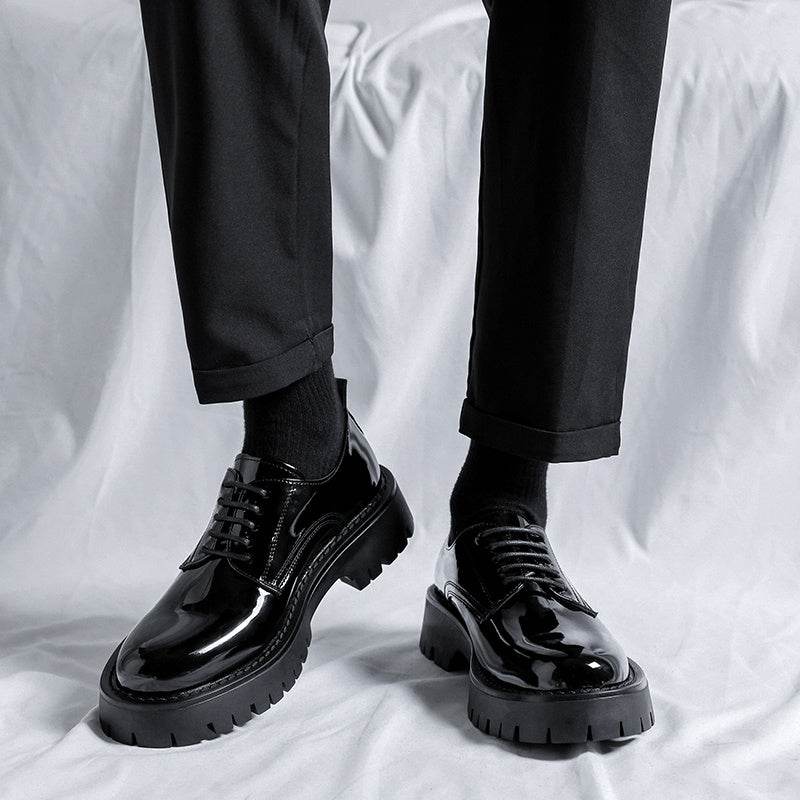 Men's Business Dress Leather Shoes - Mubimart