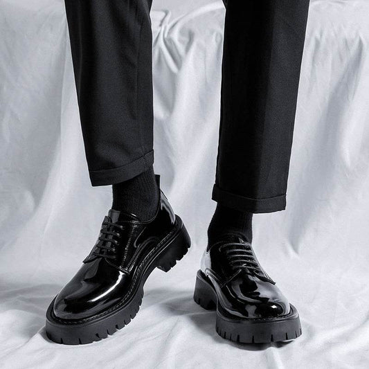 Men's Business Dress Leather Shoes - Mubimart