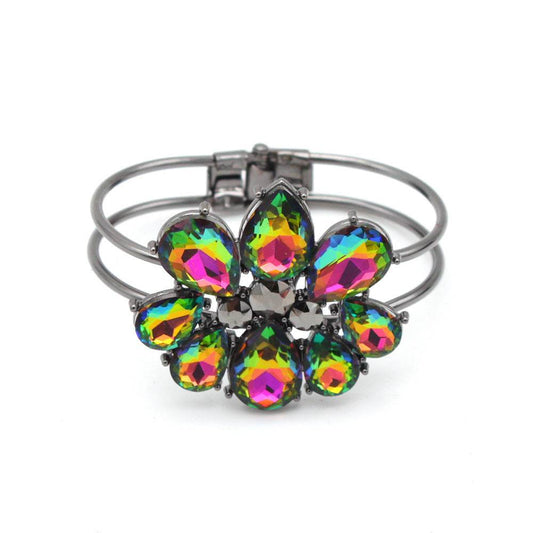 Fashion Crystal Bangle Bracelet Ornament - Mubimart