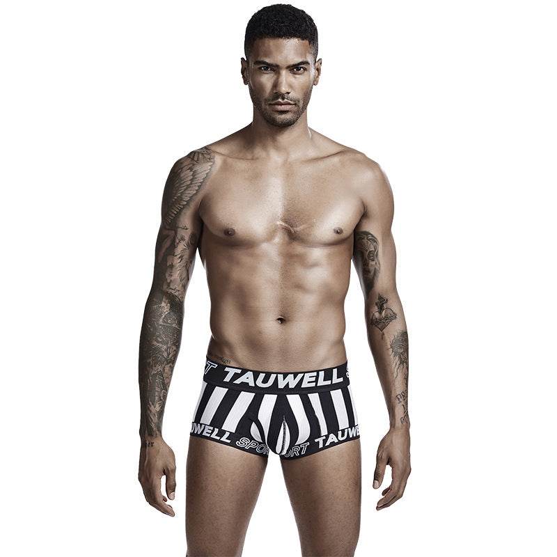 Boxer Briefs Vertical Stripe Movement - Mubimart