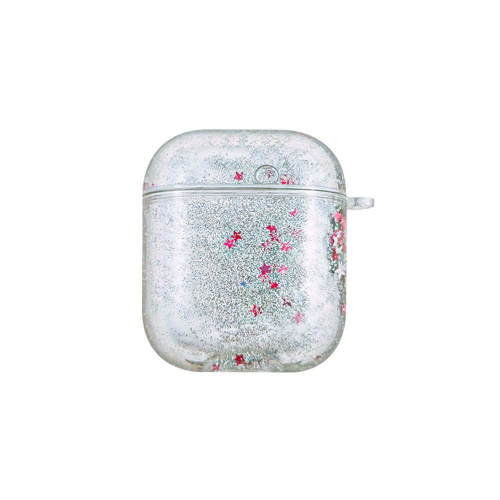 Bluetooth Liquid Quicksand Earphone Case Protection - Mubimart