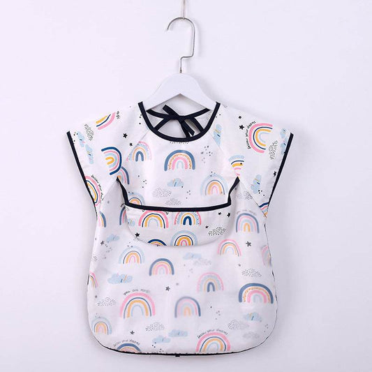 Baby Gown Sleeveless Thin Style Bib Waterproof And Dirty Bib - Mubimart