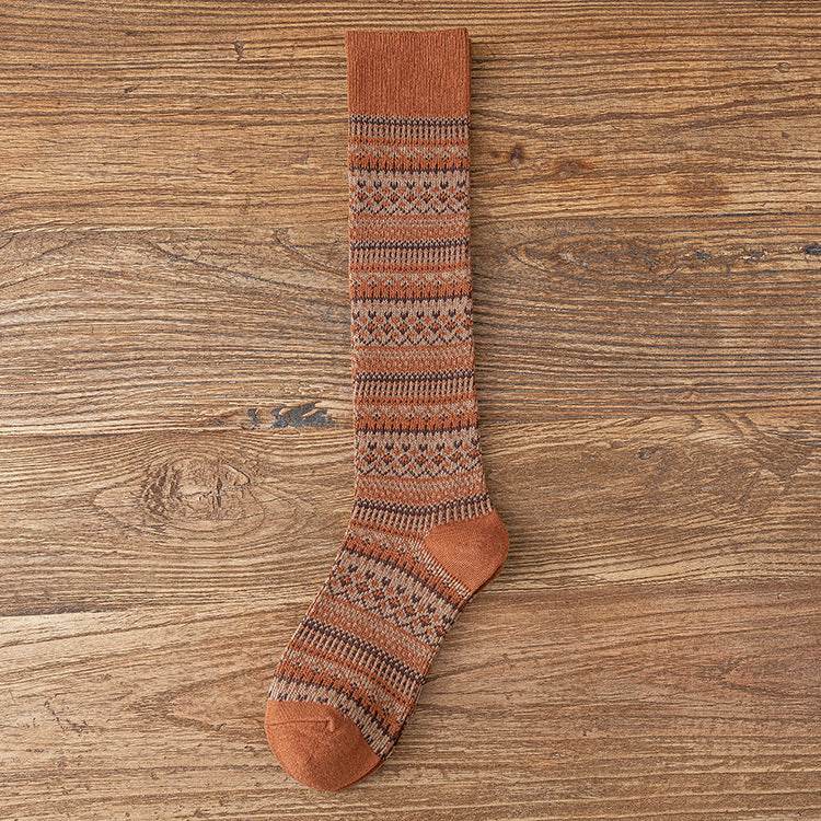 Calf Socks Children Slimming Stripes Knee Length Socks - Mubimart