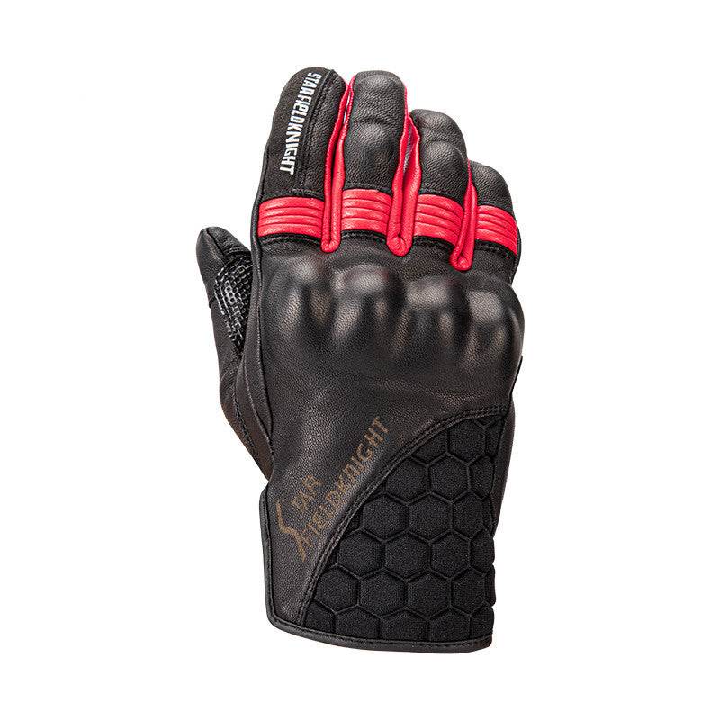 Leather Gloves Motorcycle Gloves Riding Gloves - Mubimart
