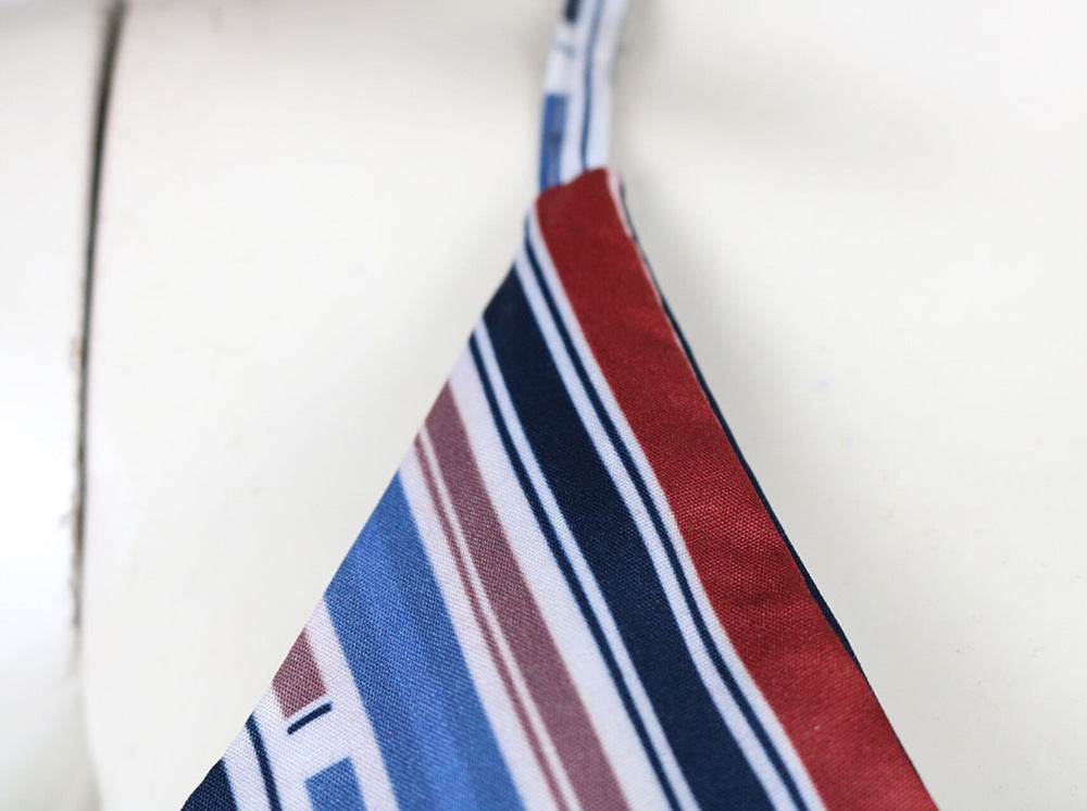 New Contrast Color Striped Camisole Top - Mubimart