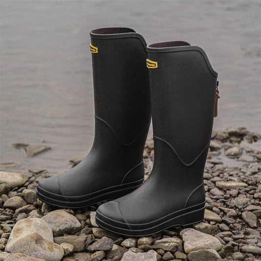 Knee-high Rain Boots Rain Shoes - Mubimart