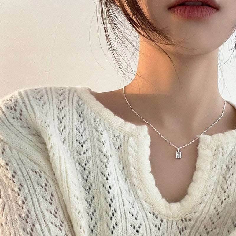 Love Pearl Clavicle Chain Necklace For Women - Mubimart