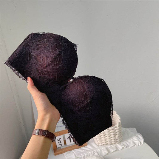 Thin Strapless Non-slip Push Up Bra - Mubimart