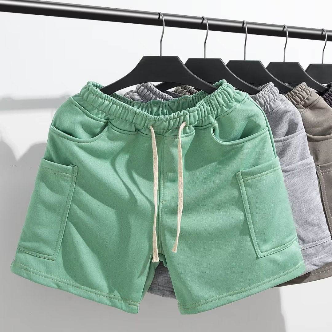 Men's Casual Pants Loose Cargo Shorts - Mubimart