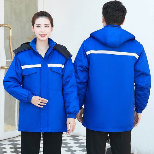 Winter Work Clothes Cotton-padded Coat For Men - Mubimart
