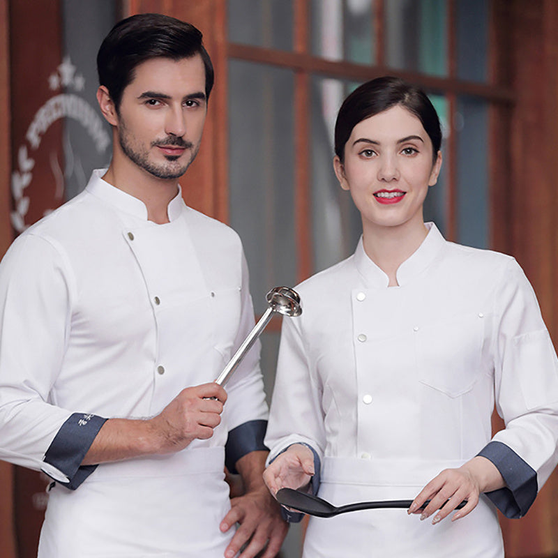 Chef Work Clothes Men And Women After Clothes Catering - Mubimart -  