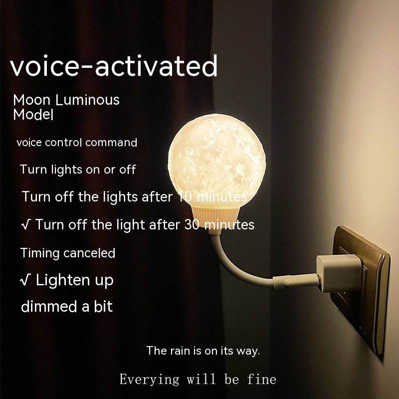 Moon Rechargeable Small Night Lamp - Mubimart