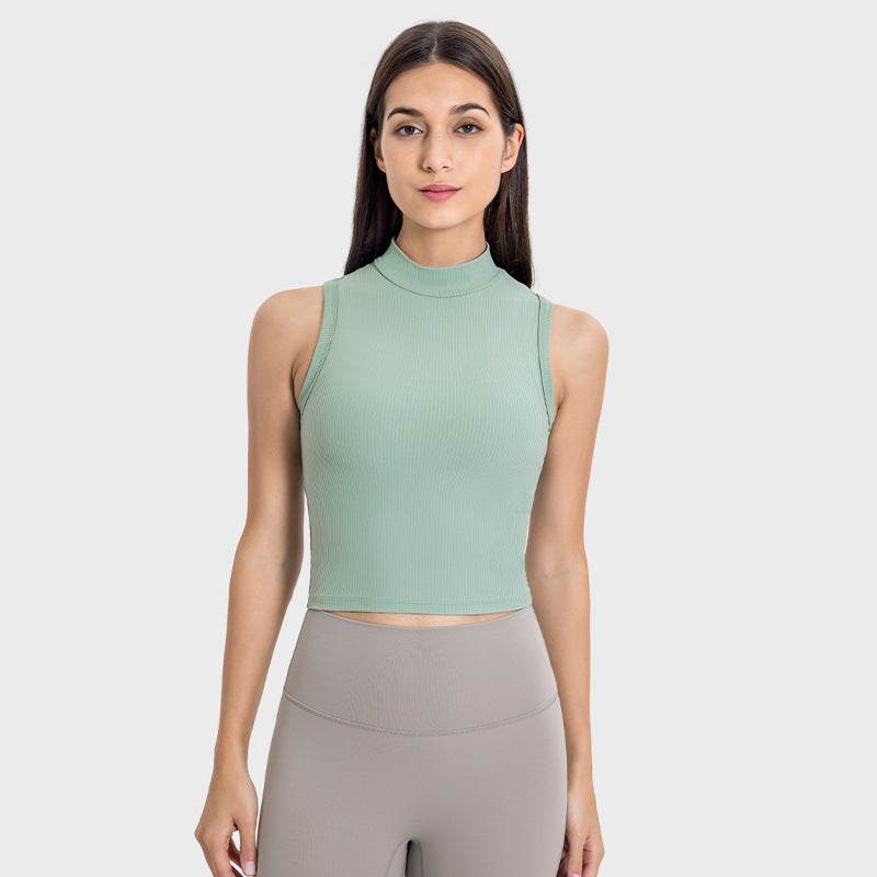Fashion Fitness Sleeveless Sports Vest Women - Mubimart